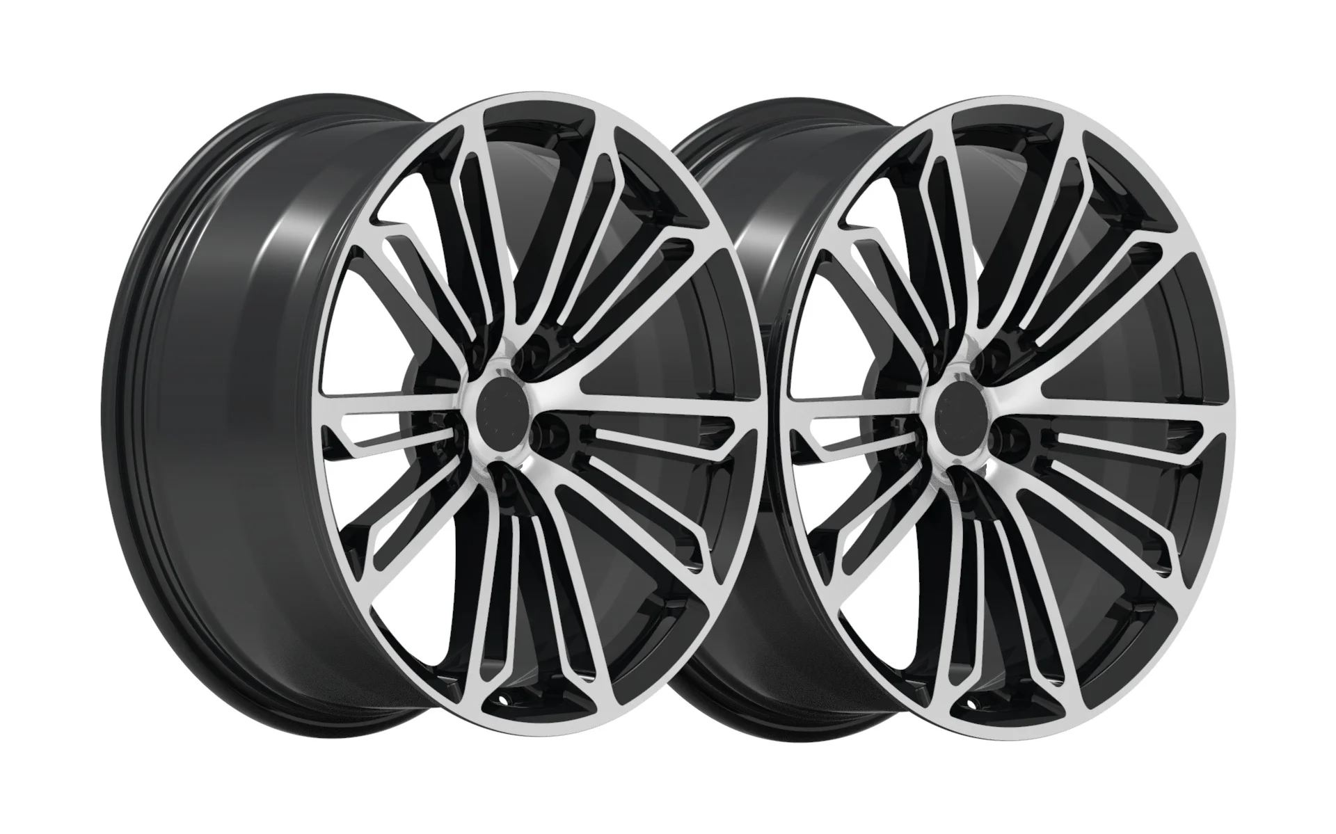 SYAC Customizes Forged 17-22 Inch 5*112 5*120 Polished Face Aluminum Alloy Passenger Car Wheels For A3 A4 And Other Models