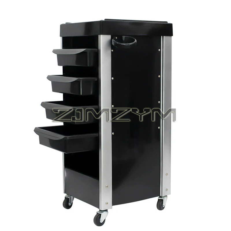 

Barber Rolling Cart, Professional Salon Utility Organizer with Wheels, Multi-Drawer Storage Cabinet Stand for Hairdressing Tool
