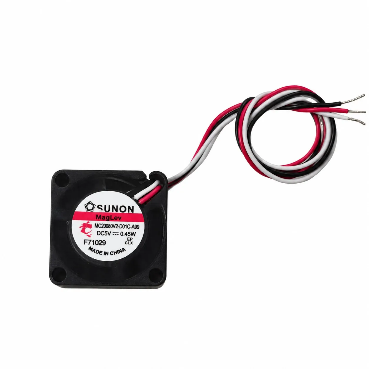 MC20080V2-D01C-A99 Cooling Fan 20x20x8mm 2008 5V 0.45W 12000RPM 2-Pack for SUNON