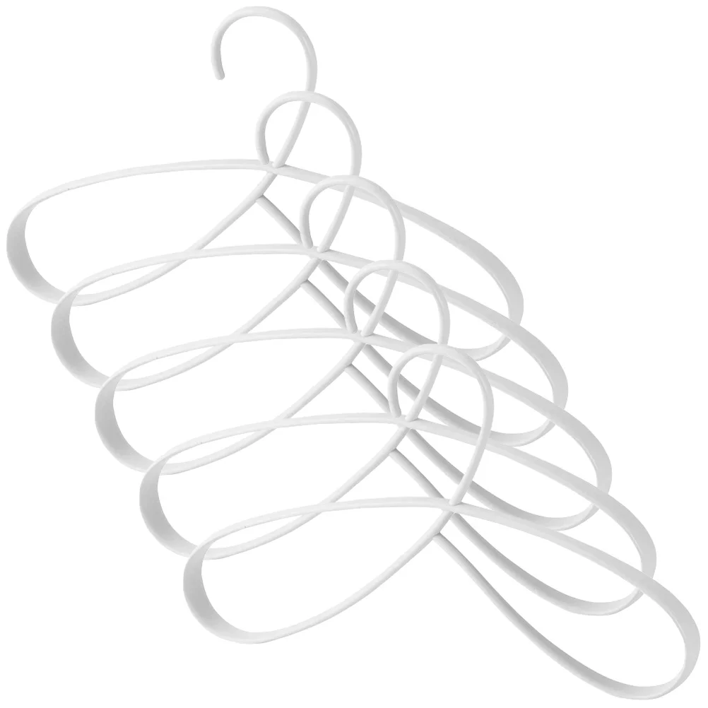 

5pcs Non-slip Widened Plastic Hangers for Closet Storage Clothes Drying Home Accessories Heavy Duty Coat Rack