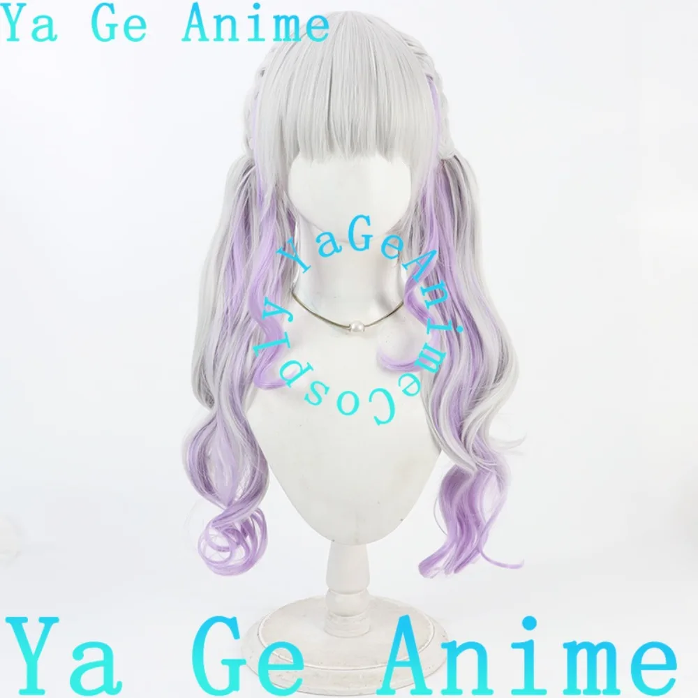 Ya Ge Anime Store VTuber Sakura Miko Parrucca Cosplay Coda Giochi Anime Festa di Carnevale di Halloween Capelli sintetici resistenti al calore