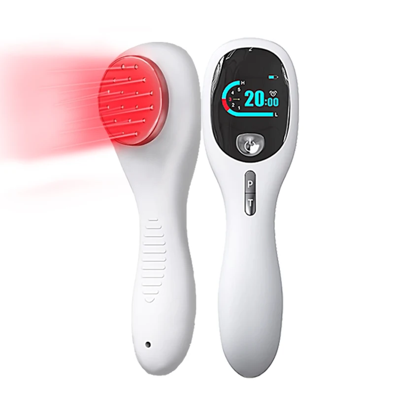 Red light therapy scalp eur, red light brush, electric scalp massager, relaxation scalp hair massager  infrared hair brush tool