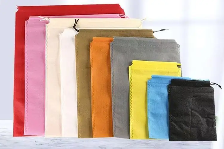 20 pcs Travel Storage Bag Drawstring Bag Dustproof Clothes Socks Cosmetic Packaging Organizer Drawstring Pocket