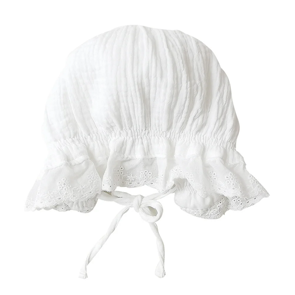 

Baby Sunhat Breathable Foldable Toddler Hats for Girls Infants Summer Sun Protection Newborn Lace Design Comfortable Wear Long