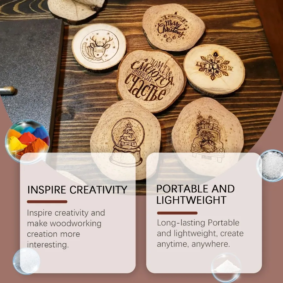 Jaysg ไม้ Pyrography ปากกางานไม้ป้าย Art Effects Art Pyrography Scorch Marker