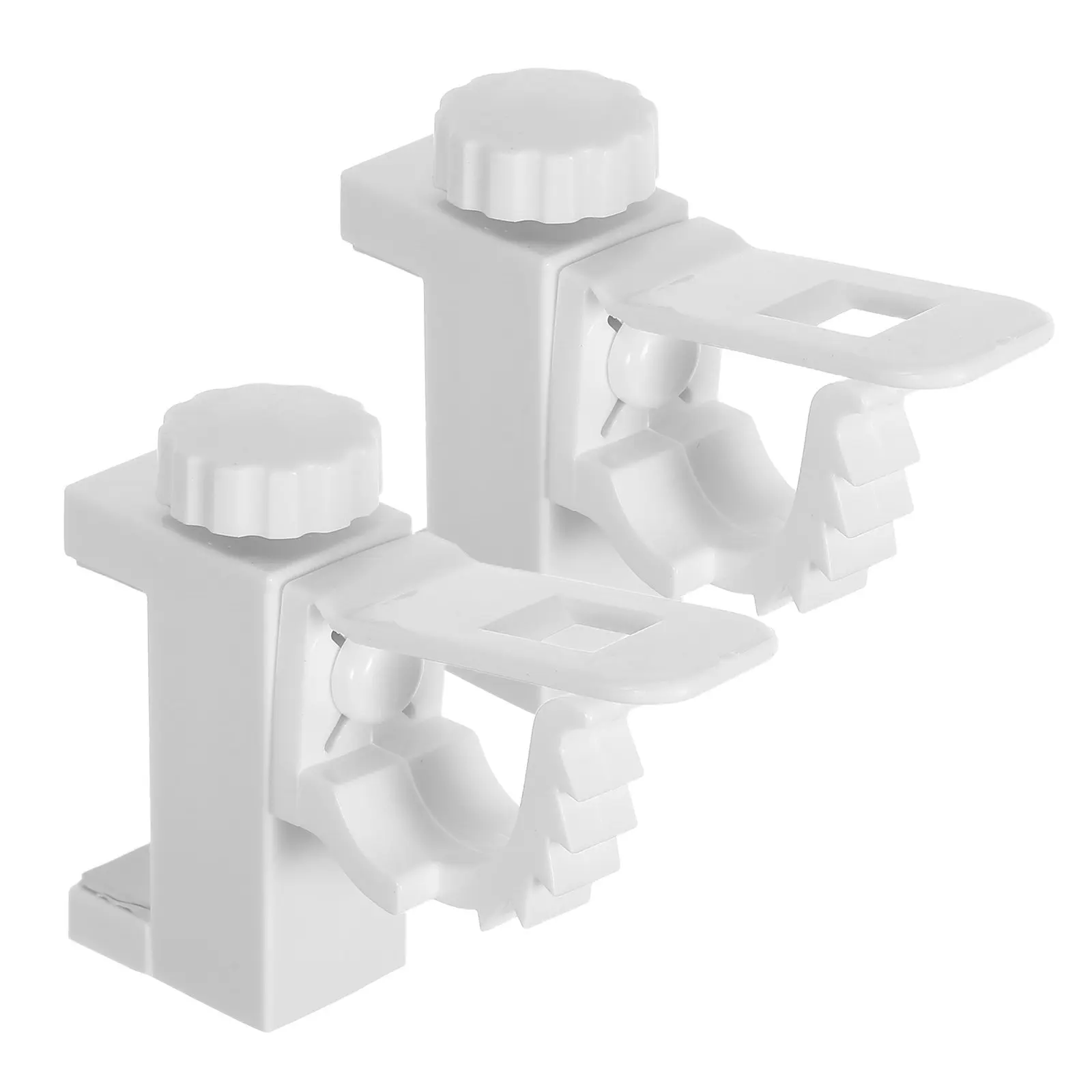 2 pcs Curtain Rod Window Halloween Christmas New Year Clip Curtain Rod Holder Adjustable Curtain Rod Bracket Holders