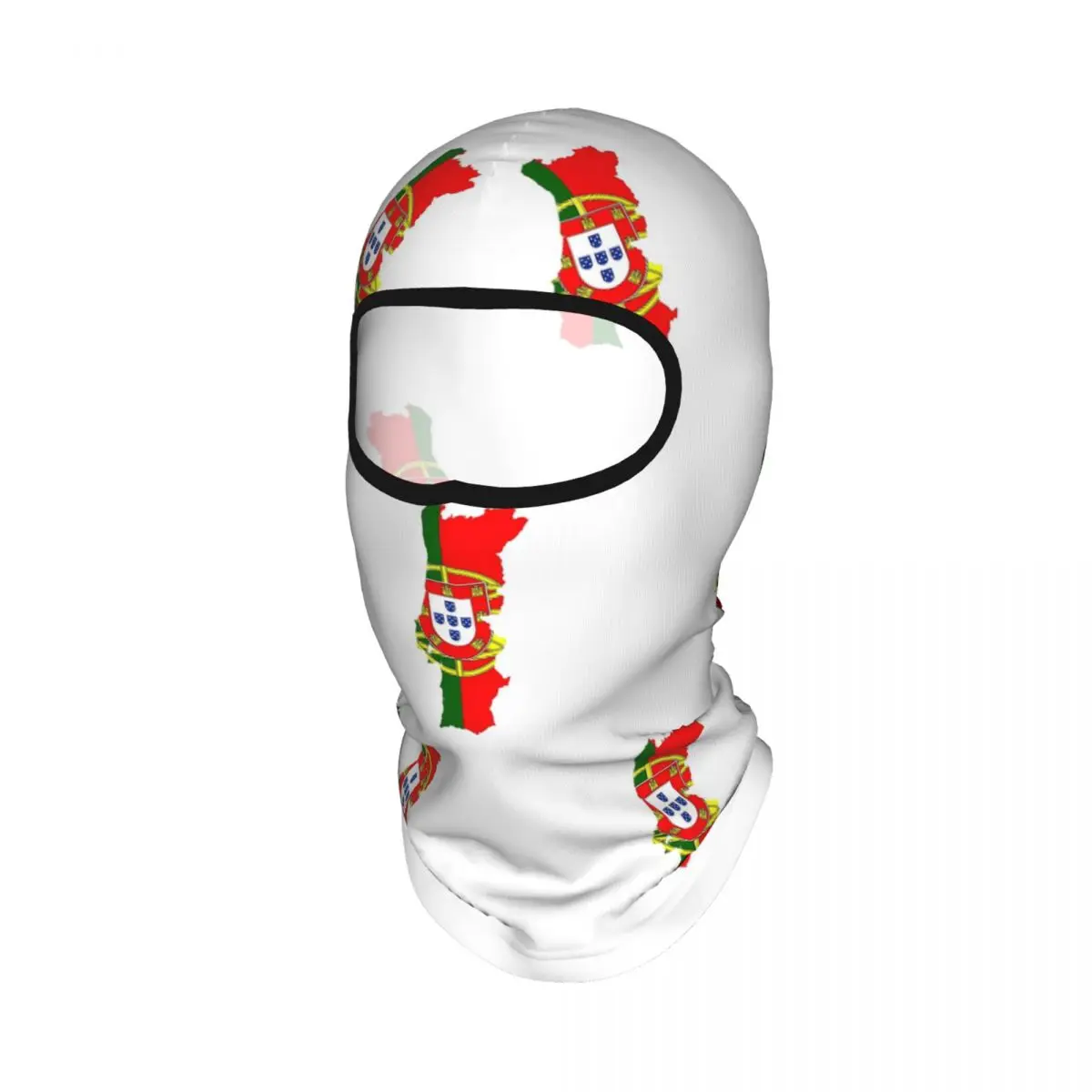 Flag Of Portugal Breathable Thin Balaclava Full Face Mask Sun Protection Neck Gaiter For Motorcycle Cycling
