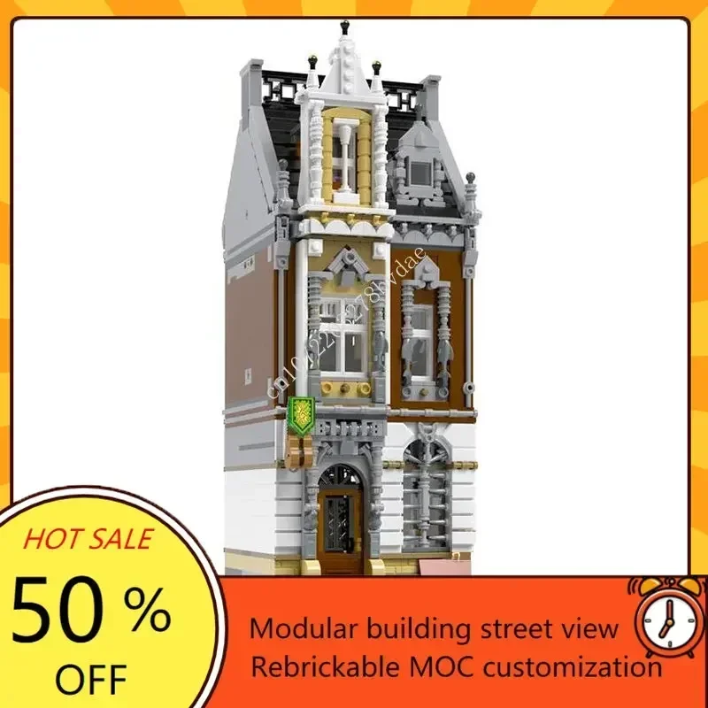 

2262PCS Music Store Modular MOC Creative street view Model Building Blocks Architecture DIY Education Assembly Model Toys Gifts