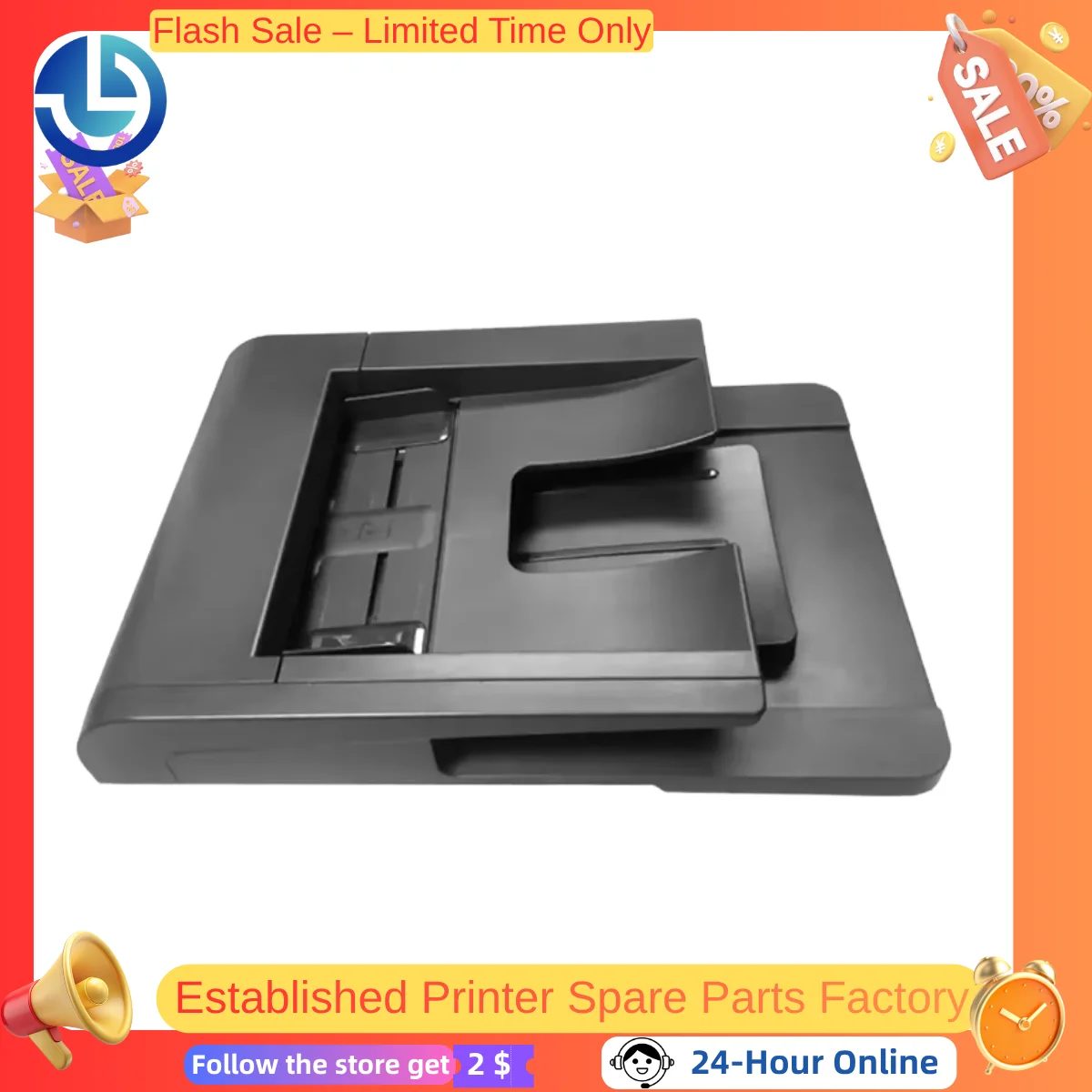 

Блок автоматической подачи документов (АПД) совместим с моделями HP M521, M521dn (соответствующий номер детали: A8P79-60120)