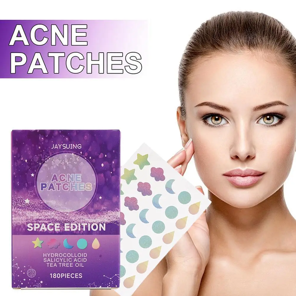 180PCS/Set Star Pimple Patch Acne Colorful Invisible Acne Removal Skin Care Stickers Concealer Face Spot Beauty Makeup Tools