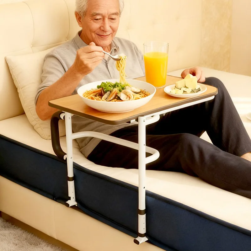 Non drilled Stable Bedside Handrail Elderly Specific Get Up Assistance Home Bed Head Standing Support Helper Easy installation