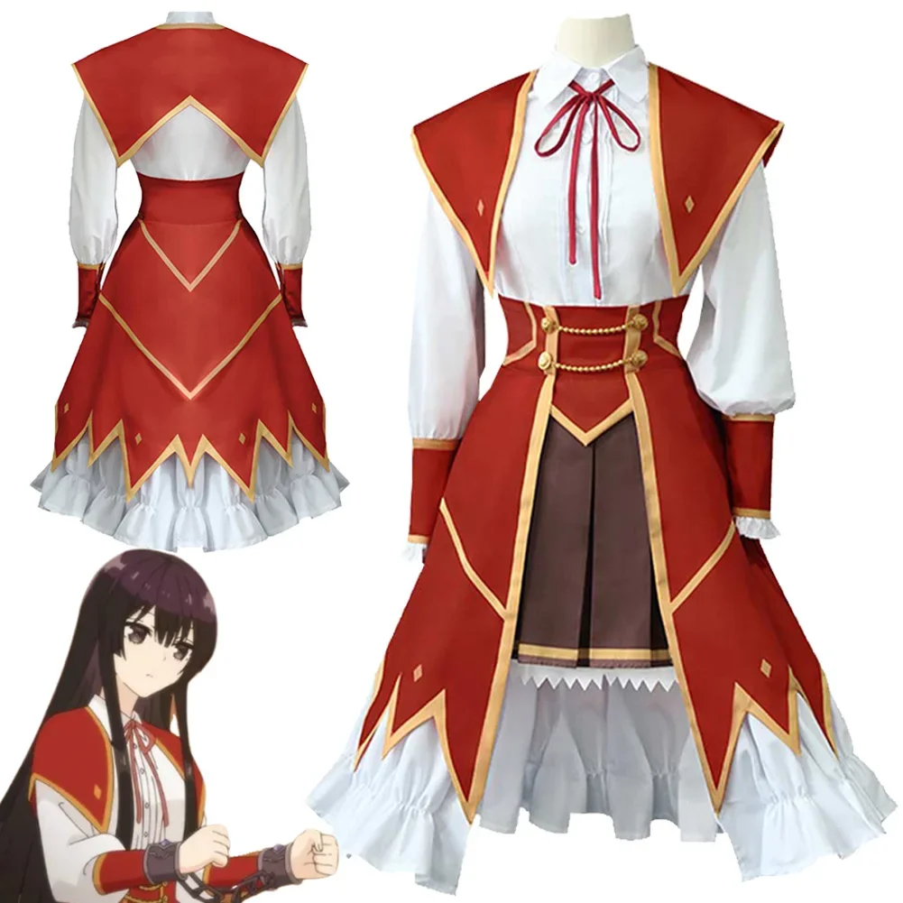

Yumiella Dolkness Cosplay Dress Costume Anime Villainess Cosplay Level 99 Roleplay Outfits Shawl Skirts Women Halloween Suit