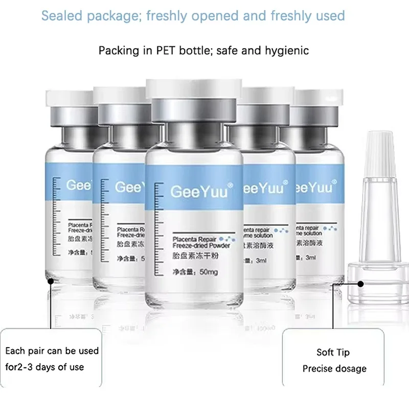 

Face Serum with Oligopeptide and Placenta Moisturizing Hydrating Acne Removal Wrinkle Aging Resistance Skin Whitening