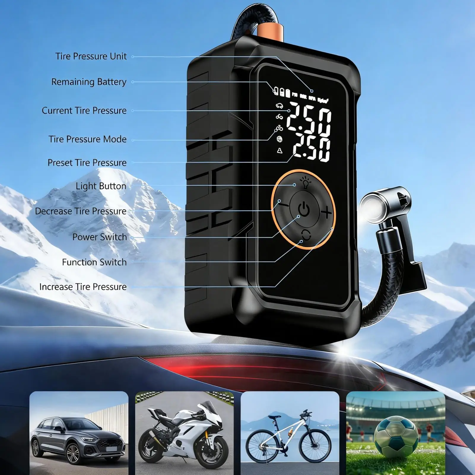 bike-tire-pump-led-light-smart-electric-auto-shut-off-ball-inflator-bicycle-pump-for-motorcycle-suv-truck-rv-trailer-atv-scooter