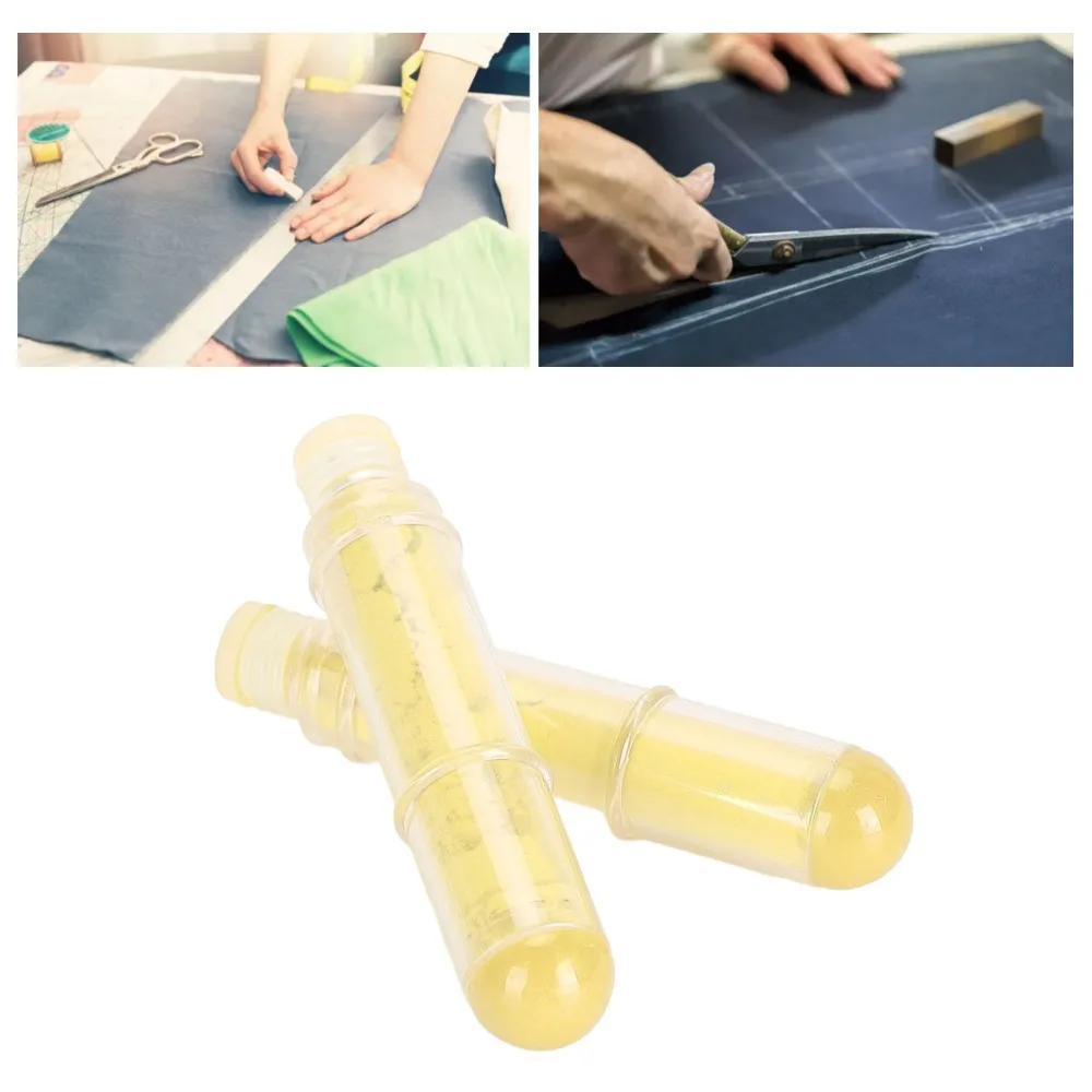 2pcs Pen-Shaped Design Chalk Cartridge Refill Replacement Refills Universal Fit Fabric Chalk Refill Sewing Powder Replacement