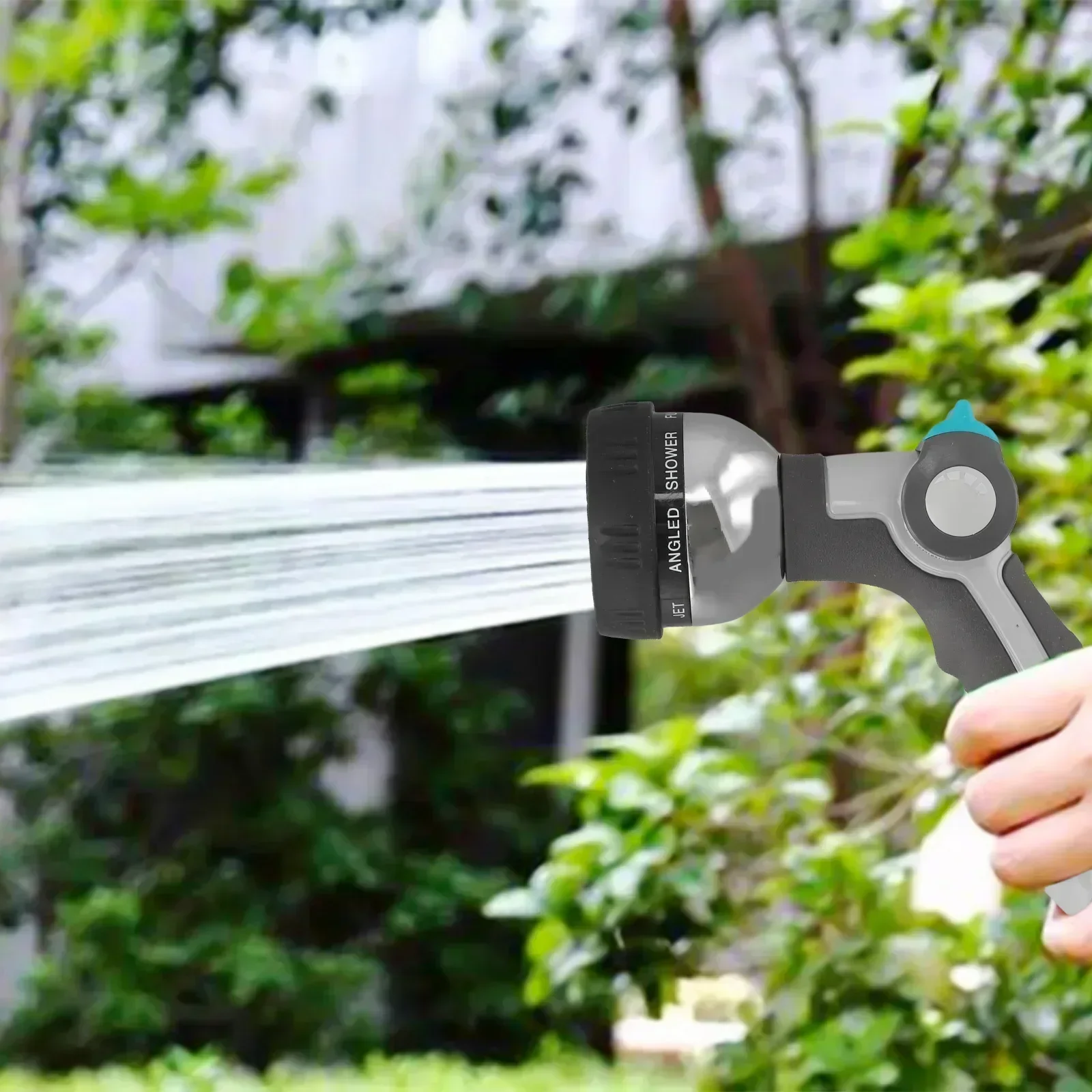

High Pressure Water Heavy Duty Garden Hose Spray Nozzle: 8 Patterns With Comfortable Grip Garden Supplies Watering & Irrigation