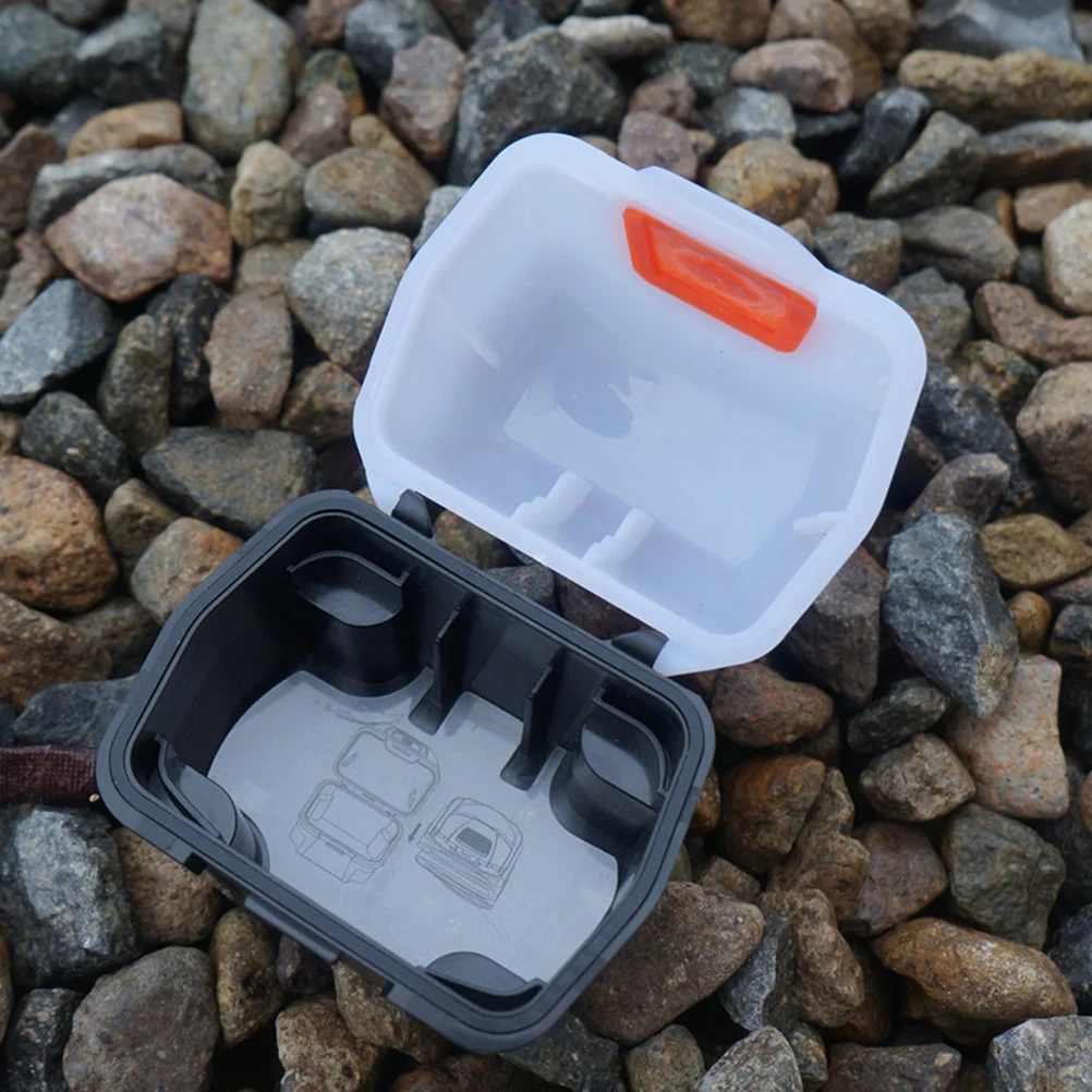 Headlight Storage Box Shockproof Waterproof Case For Camping Hiking Survival Gear Small Container Tool Outdoor Headlamp