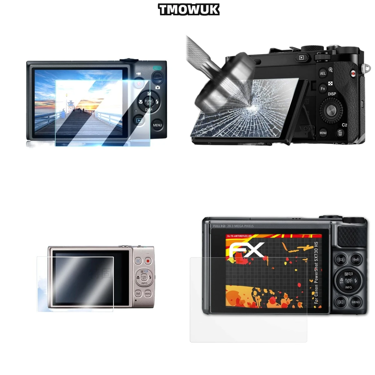 

For Canon SX730 SX740 Sx740hs Sx730hs - Tempered Glass Shield, Ultimate LCD Protection