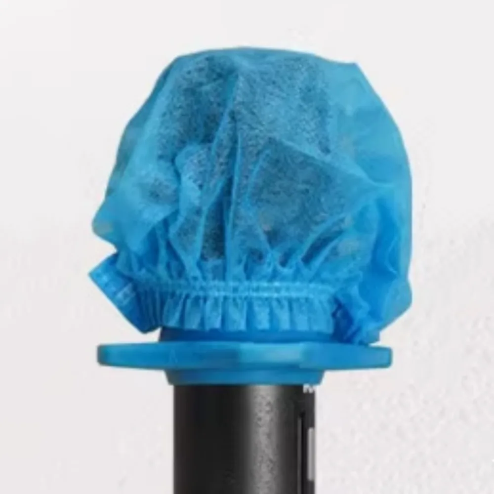 Non-woven Disposable Microphone Sleeve Windscreen Protective Odor Removal Microphone Hygiene Cover Wrapped Disposable Mic Cover