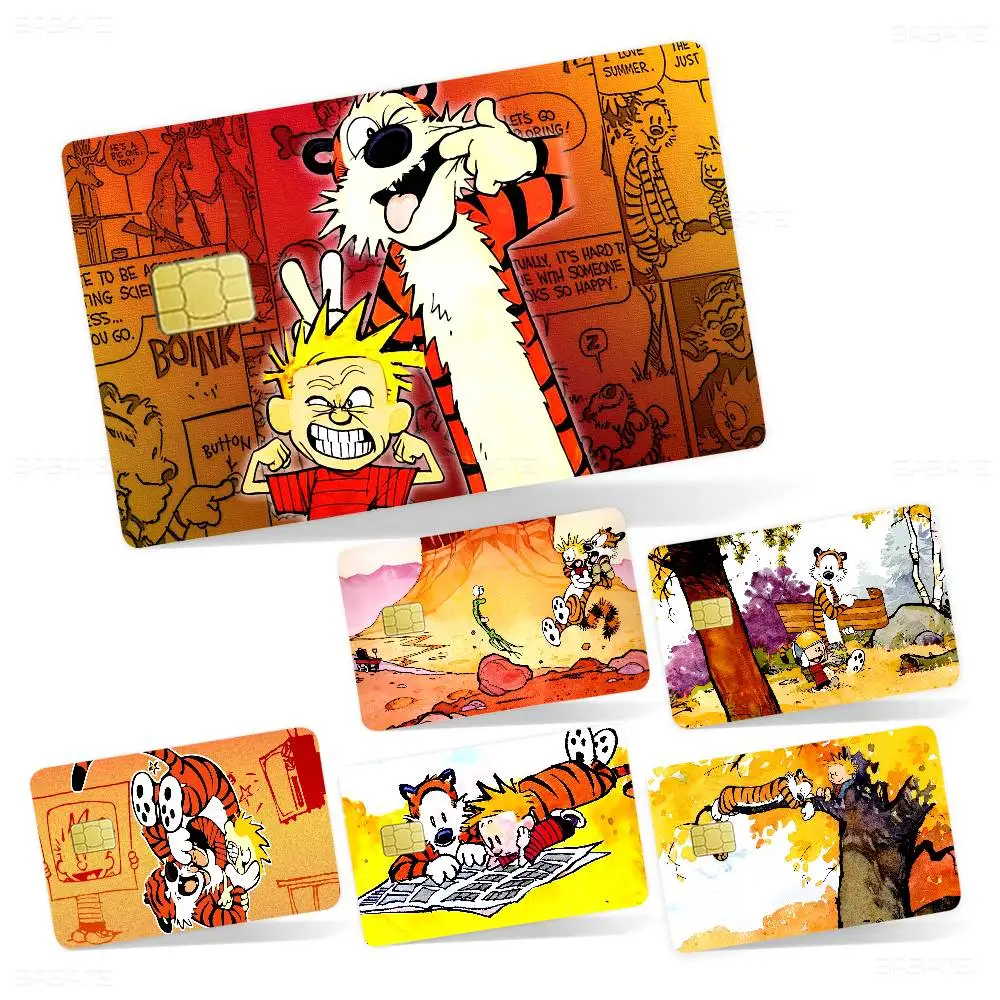 Andrews McMeel Publishing Cartoon Credit Card Skin Stickers for Bank Card Bus Metro Card Sticker Waterproof Women Gift