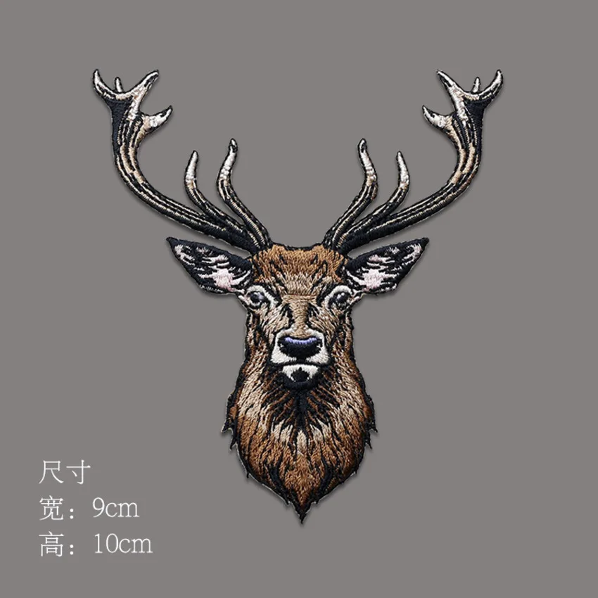 Naszywki na odzież termiczne ełk jeleń żelazne akcesoria samoprzylepne naszywki na ubrania naklejki łatka naszywka plecak do szycia