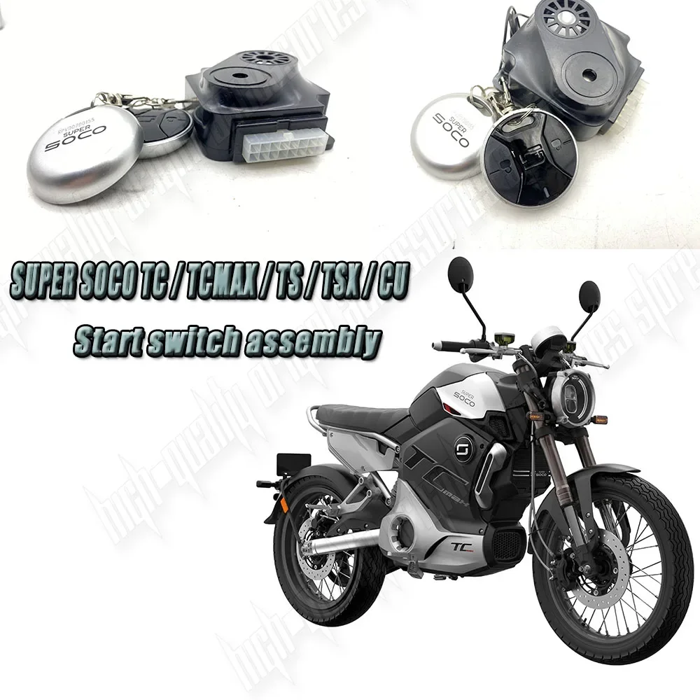 

For Super SUPER SOCO TC / TCMAX / TS / TSX / CU Alarm Anti-theft Device Flash Relay POWER Key One Key Start Button Converter