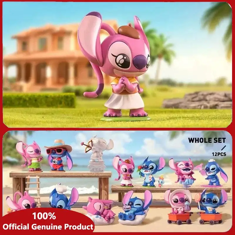 

Disney Stitch On A Date Series 100% Original Blind Box Toy Guess Bag Mystery Box Mistery Caixa Action Figure Surpresa Cute Model