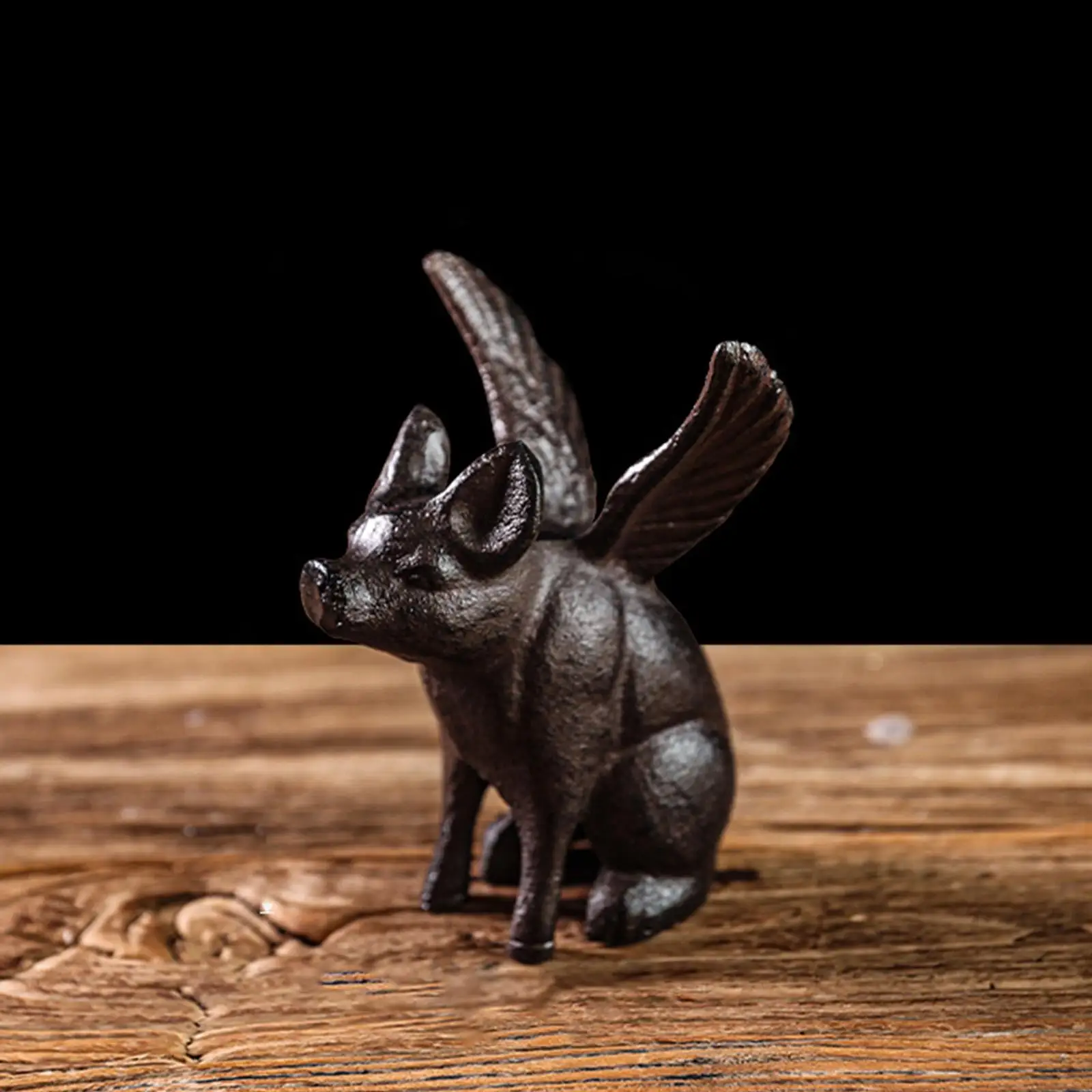 Animal Statues Animal Figurines Decorative Statues Souvenirs Craft Decoration Iron Animal Sculpture for Bedroom Home Office