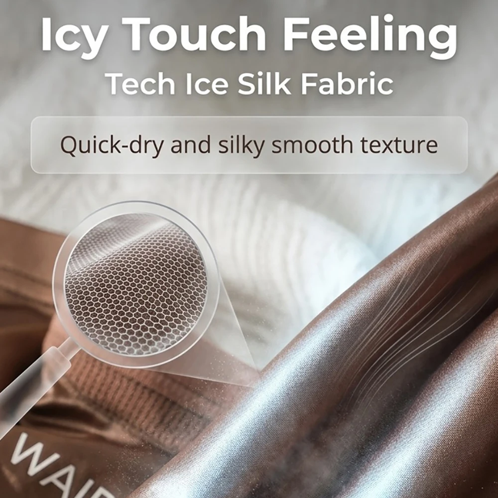 1/3PCS Luxury Satin-like Ice Silk Men Underwear Cool Breathable Double-side Mesh Men's Panties High Elastic Seamless Lingeries image 6