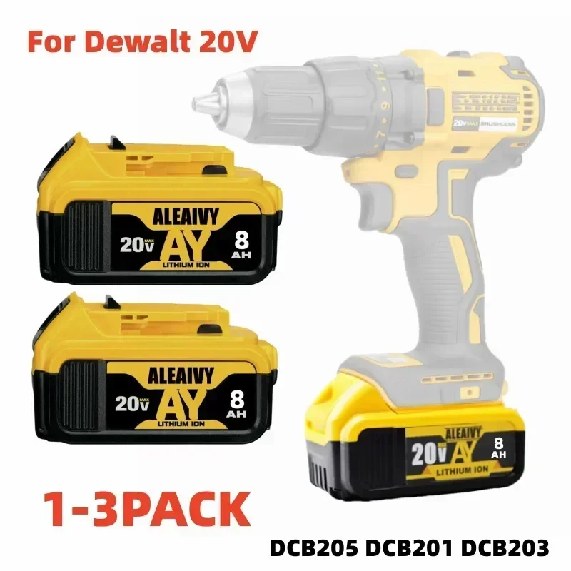 OriginalสําหรับDewalt 18V 20V Max Powerแบตเตอรี่เครื่องมือ-อเนกประสงค์,เข้ากันได้อย่างเต็มที่,DCB200 18V 9000MAhแบตเตอรี่ลิเธียมเปลี่ยน