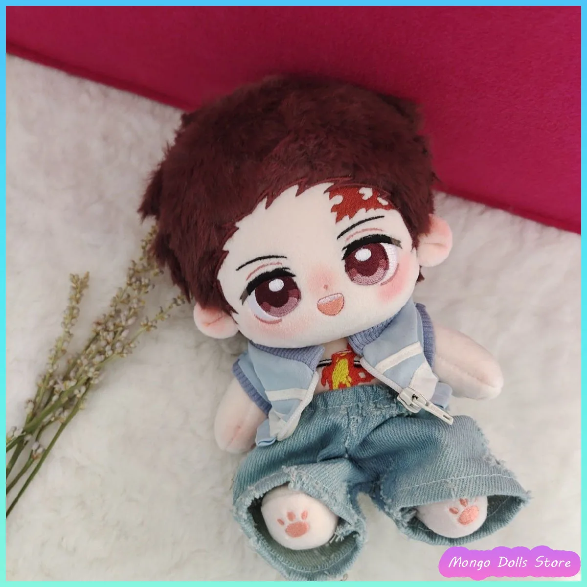 ตุ๊กตาอนิเมะดาบพิฆาตอสูร คามาโดะ ทันจิโร่ ขนาด 20 ซม. ตุ๊กตาผ้าฝ้ายนุ่ม แต่งตัวได้ ของขวัญวันเกิดสำหรับเด็ก