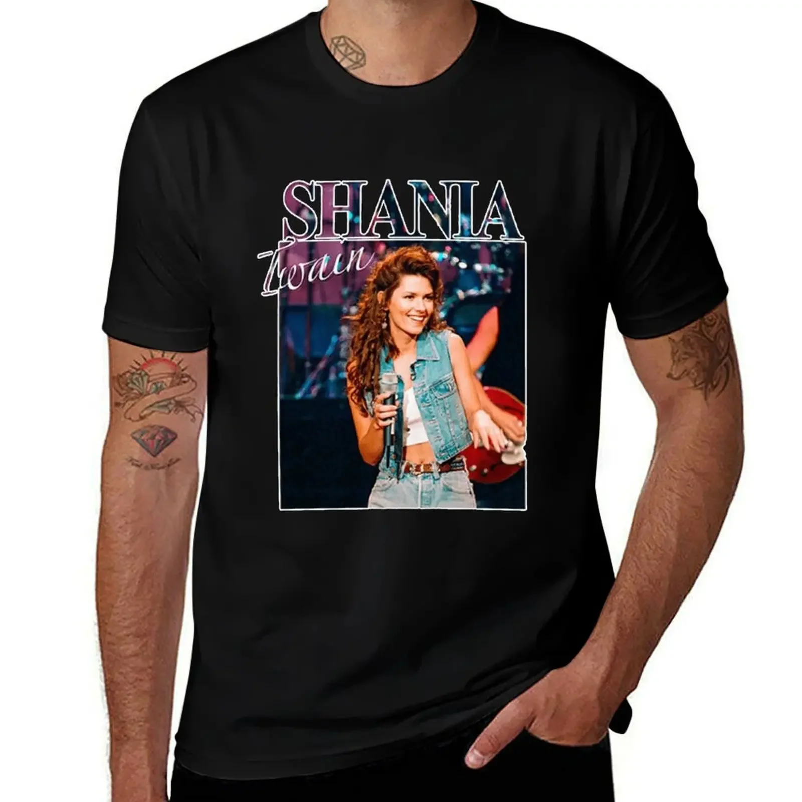 Shania Twan T-Shirt funny meme t-shirts valentines boutique clothes cotton man t-shirts mens clothes