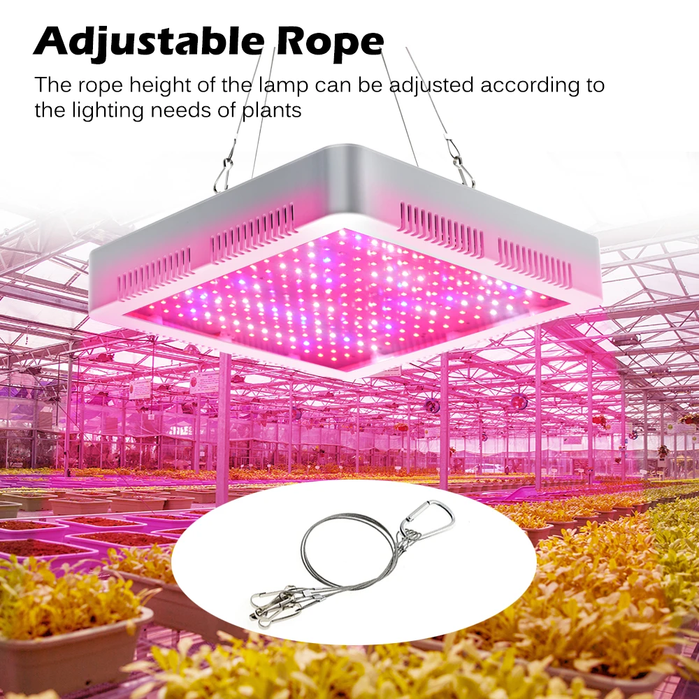 Led Grow Light 2000W Volledige Spectrum Met Dubbele Schakelaar Quantum Panel Phytolamp Voor Planten Kas Hydrocultuur Zaaien Rack