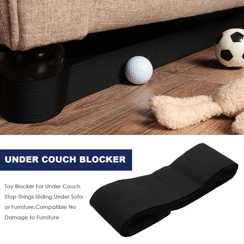 Hot Toy Blocker For Under Couch, Stop Things Sliding Under Sofa Or Furniture,Compatible No Damage To Furniture