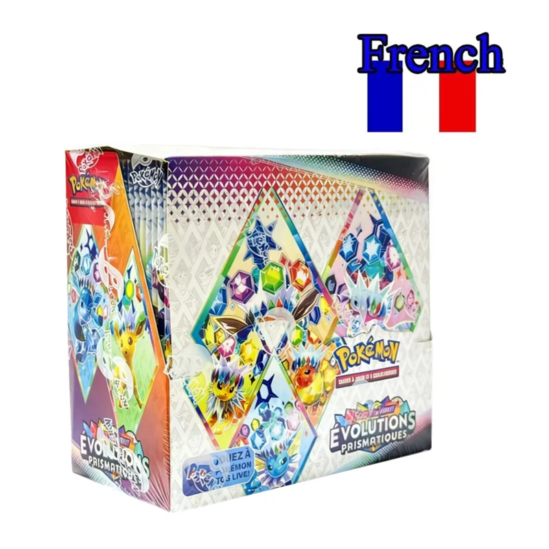 360-pecas-cartas-pokemon-francesas-prismatic-evolutions-surging-sparks-scarlet-violet-151-lost-origin-booster-battle-transaction-card