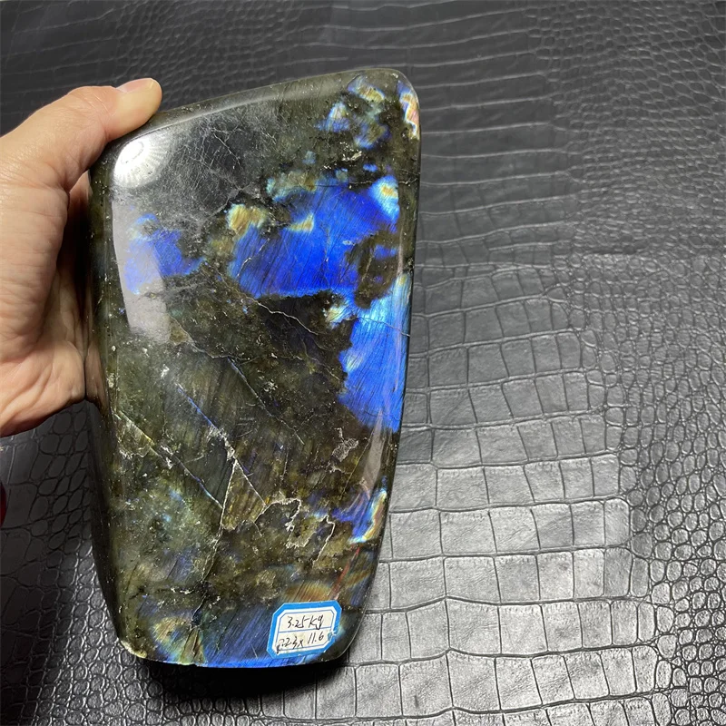3.2kg Big Labradorite Free Form Crystal Natural Stone Quartz Stone Minerals Home Decoration Reiki Craft Gifts Energy Healing