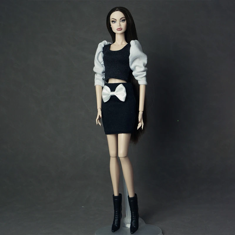 Suitable For 30cm Doll Clothes Multi Joint Doll Clothing Short Skirt Doll Clothes Accessories Doll Dress Kids Birthday Gifts