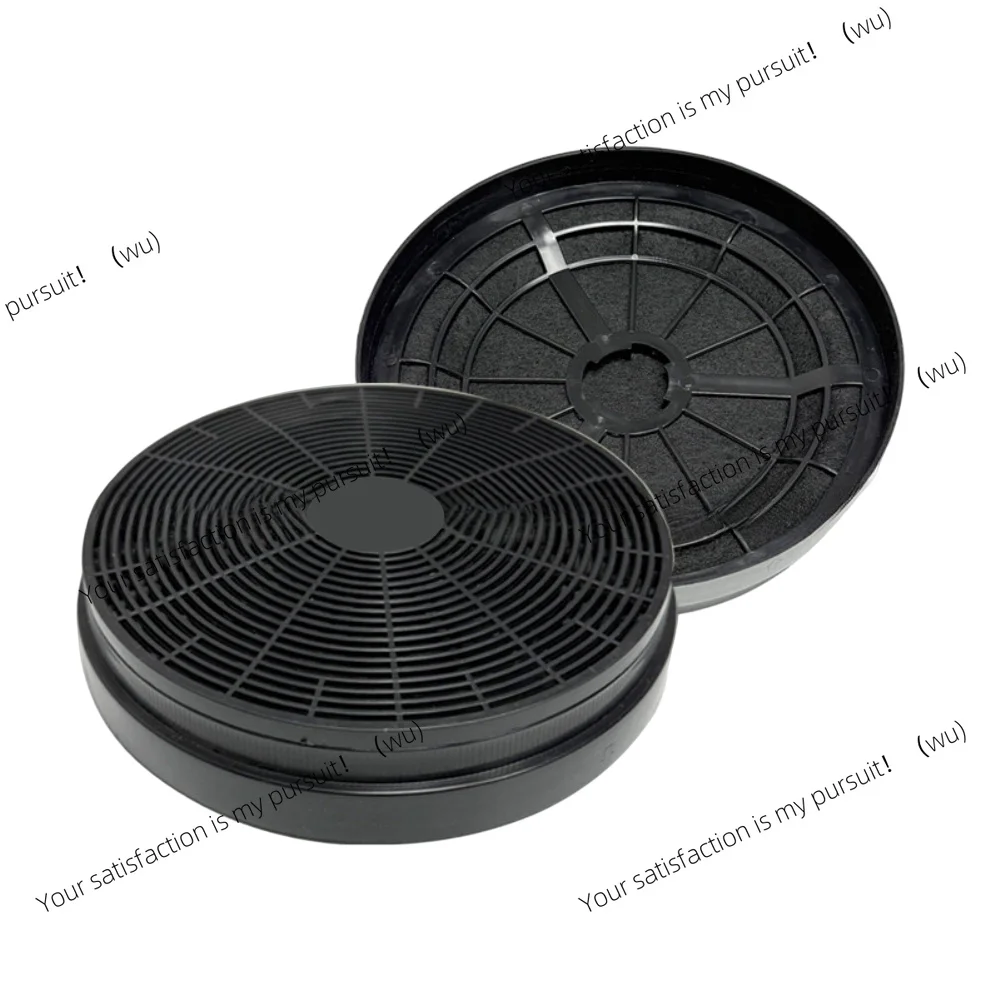 2 Activated Carbon Filter Cartridges For Kitchen Range Hoods 175mmx35mm  For Wall-Mounted Ductless Ventilation Systems
