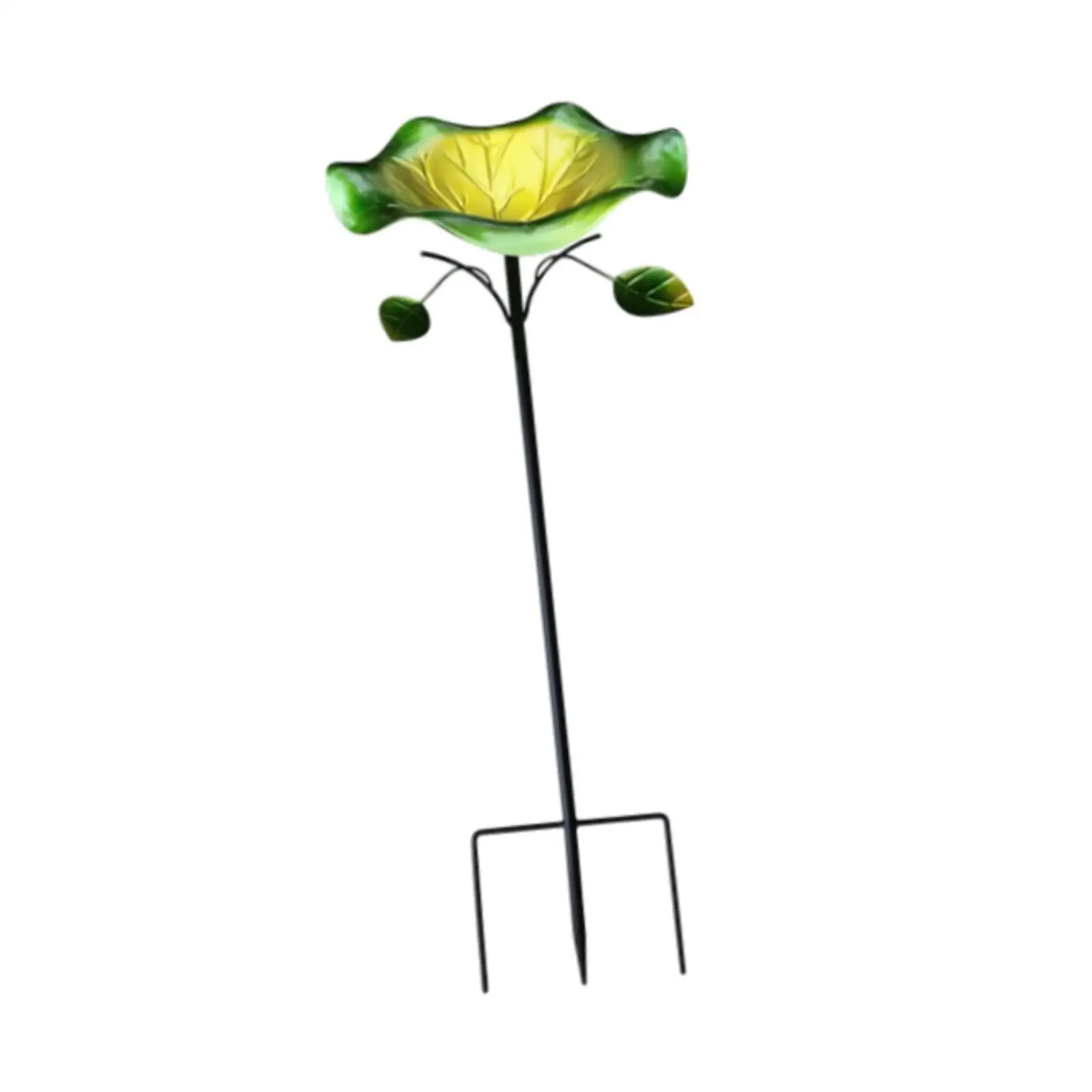 Garden Bird Bath Stable Support Iron Decoration Bird Feeder Birdbath Garden Decor for Patio Outdoors Yards Backyard Courtyard