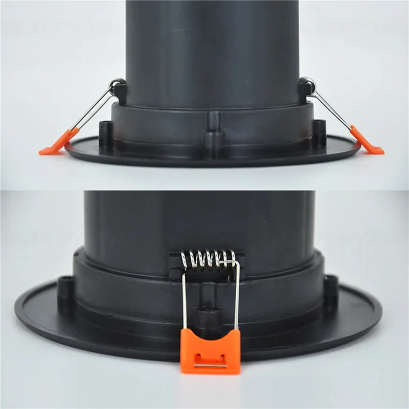 A93P 2 pezzi altoparlante domestico da soffitto da 3 pollici 10W altoparlante musicale a gamma completa a prova di umidità con copertura sistema audio domestico di moda nero