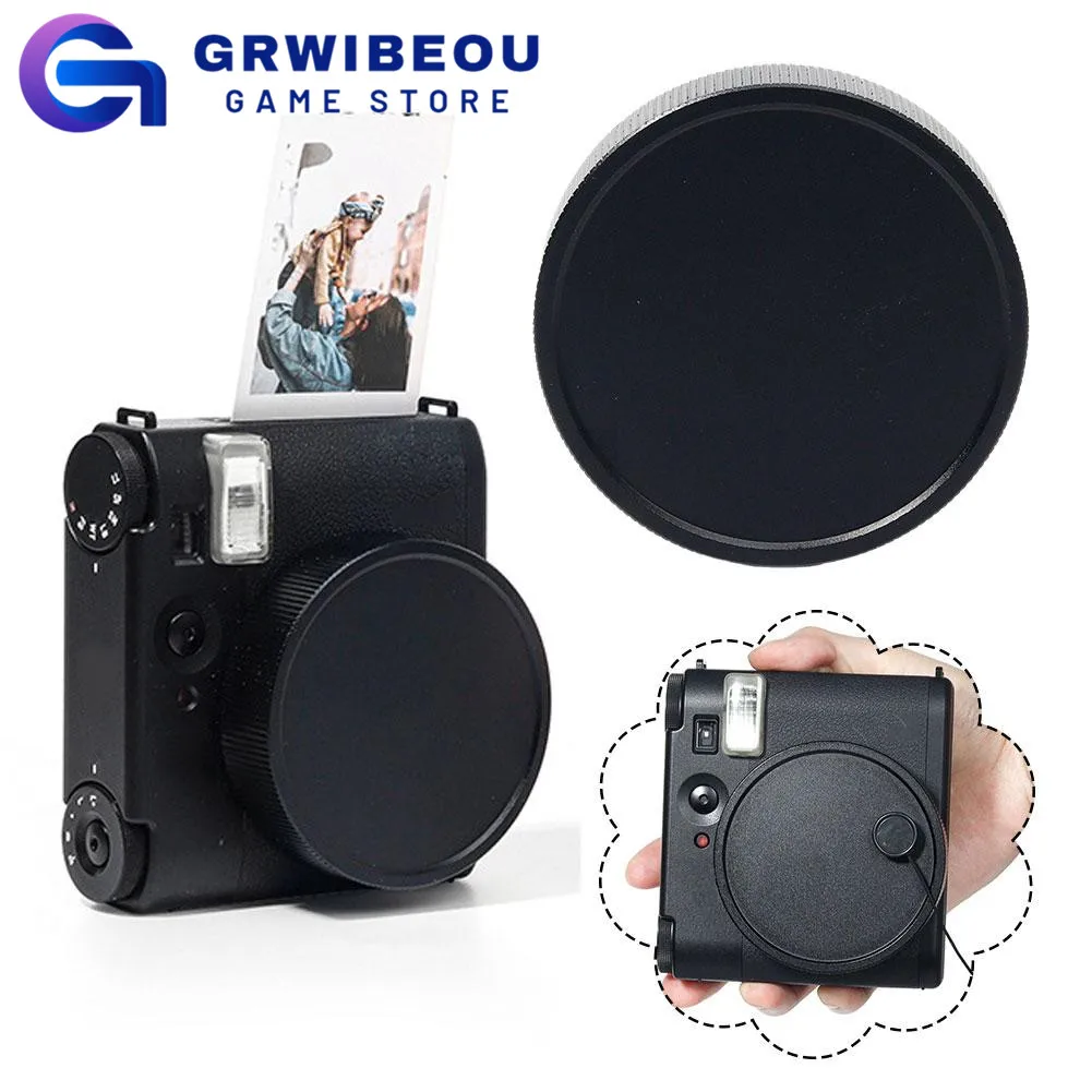 

GRWIBEOU For Instax Mini 99 Camera Lens Cap Dustproof Waterproof Aluminum Protective Cover