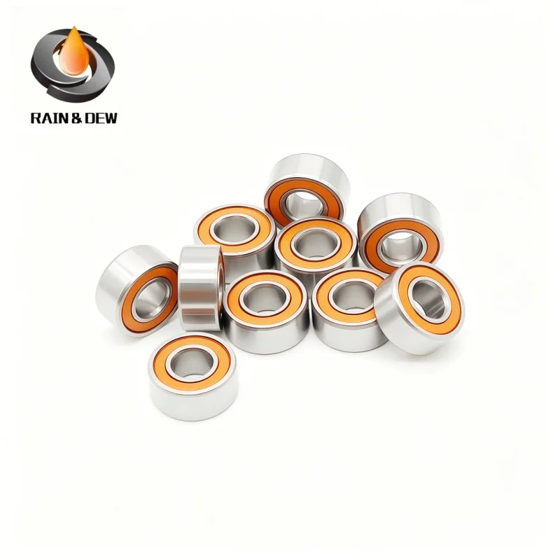 683RS Bearing ABEC-7 (10PCS) 3*7*3 MM Miniature 683-2RS Ball Bearings 618/3 RS 683 2RS With Orange Sealed