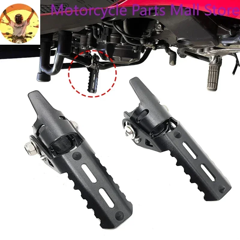 

For BMW F850GS R1250GS GS R1200GS LC R 1200 GS 2013-2023 2021 2022 Motorcycle Highway Front Foot Pegs Folding Footrests Clamps