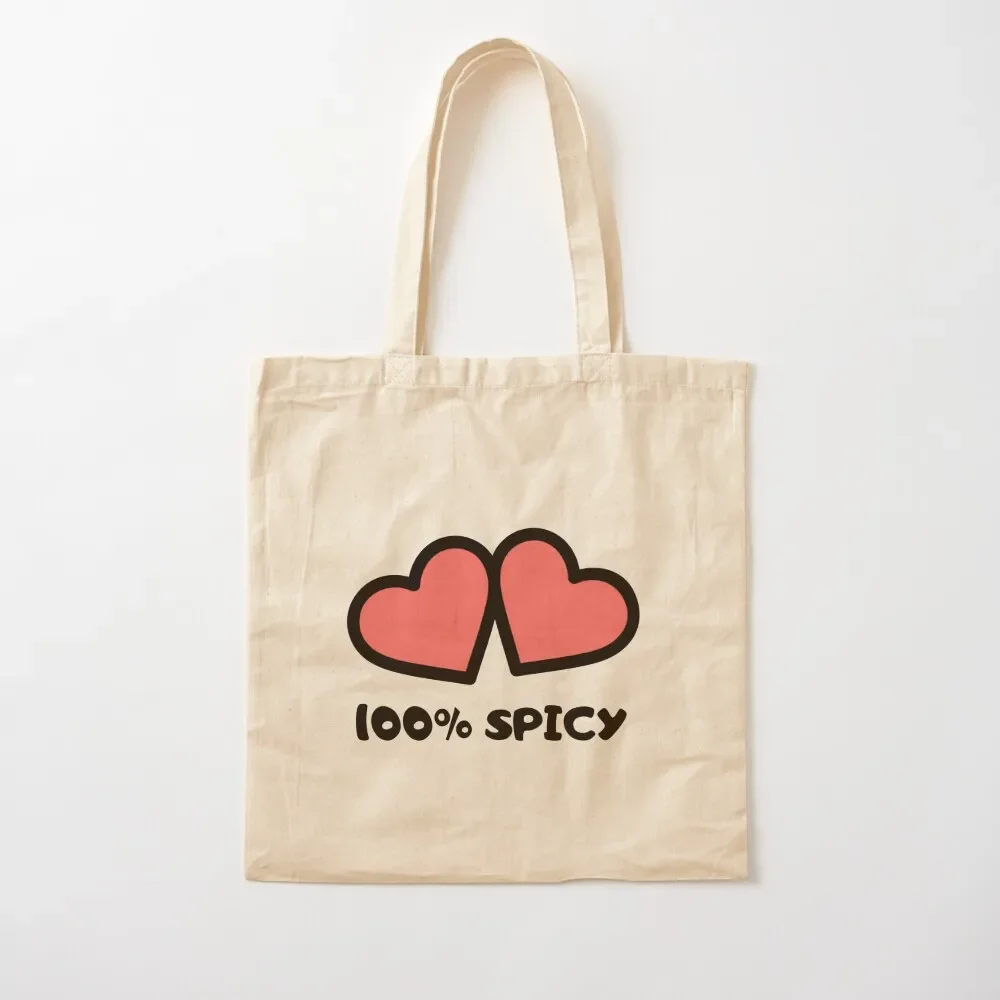 

100% SPICY SPICE Tote Bag Shopping bags free delivery bags tote bag custom Tote Bag