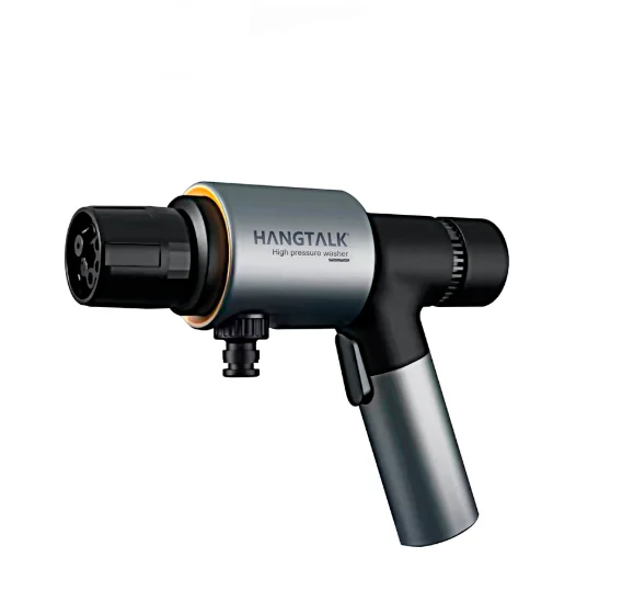 مسدس غسيل لاسلكي قابل للطي بقوة 15 بار عالي الضغط مع شحن بطارية ليثيوم USB من النوع C