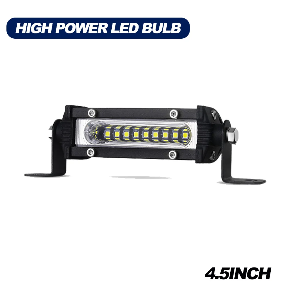 

LED Work Light Bar Waterproof Spot Flood Light for Jeep Pickup Truck Tractor Off Road 4x4 Auxiliary Lighting Car Accessories
