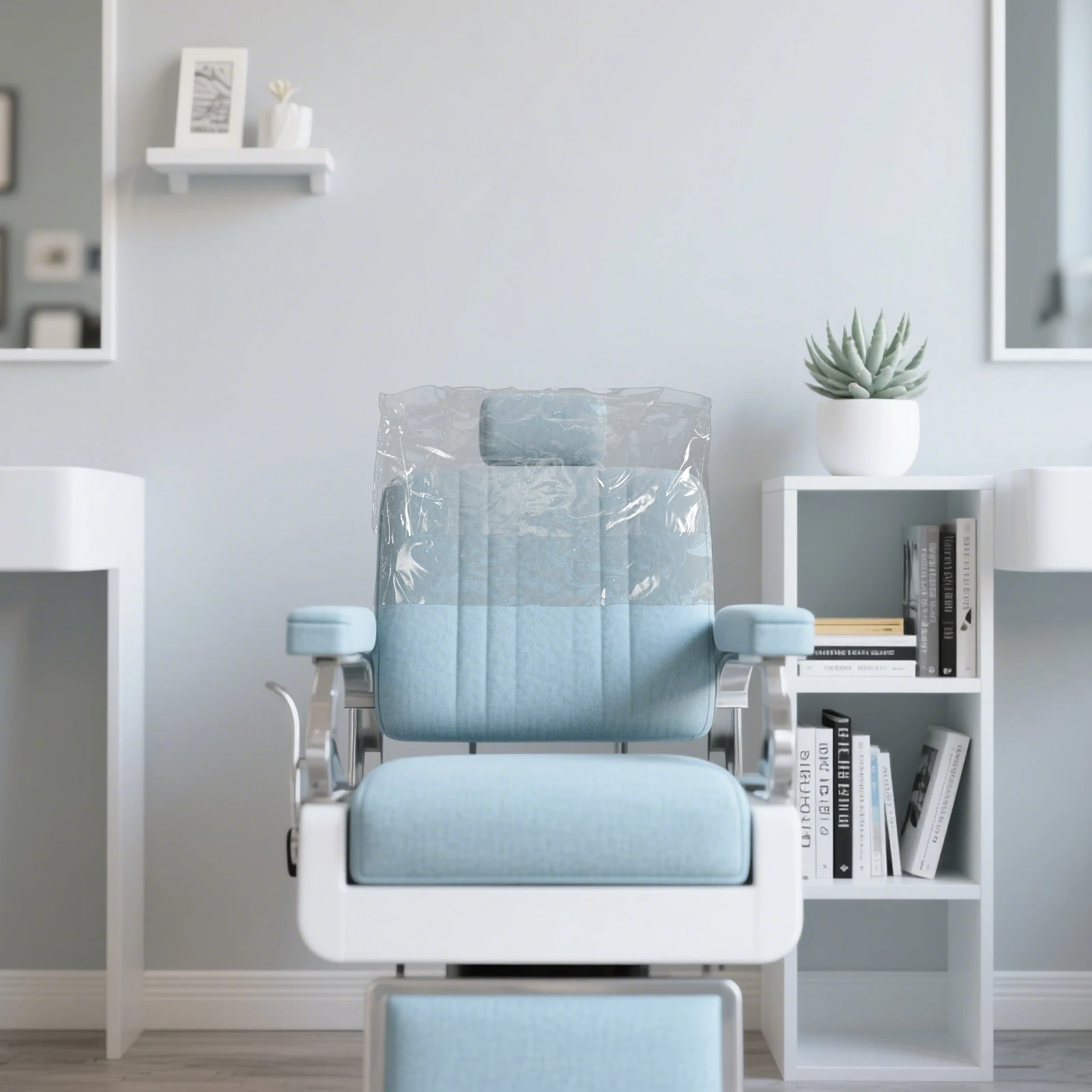 

Barber Chair Hairdressing Cover Back Covers Protectors Water Proof Beauty Salon Protective Transparent