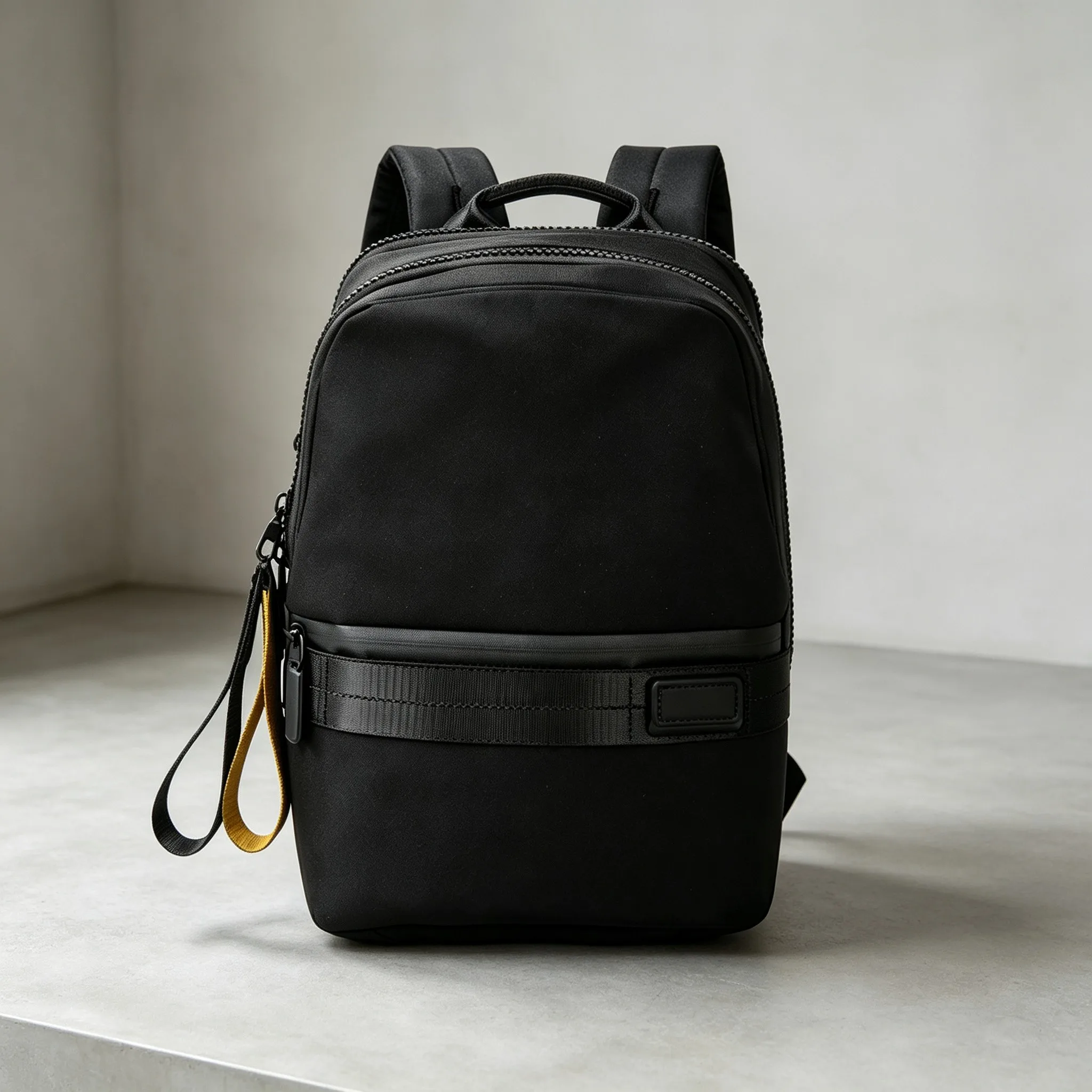 Men’s Nylon Backpack, Minimalist Trendy Lightweight Travel Rucksack, Casual Stylish Daypack for Daily Use