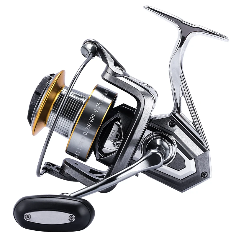 Big Sizes 3000-12000 Spinning Reel 15kg 10+1BB 5.1:1 Distant Wheel for Carp Sea Fishing River Stream Made Durable Nylon