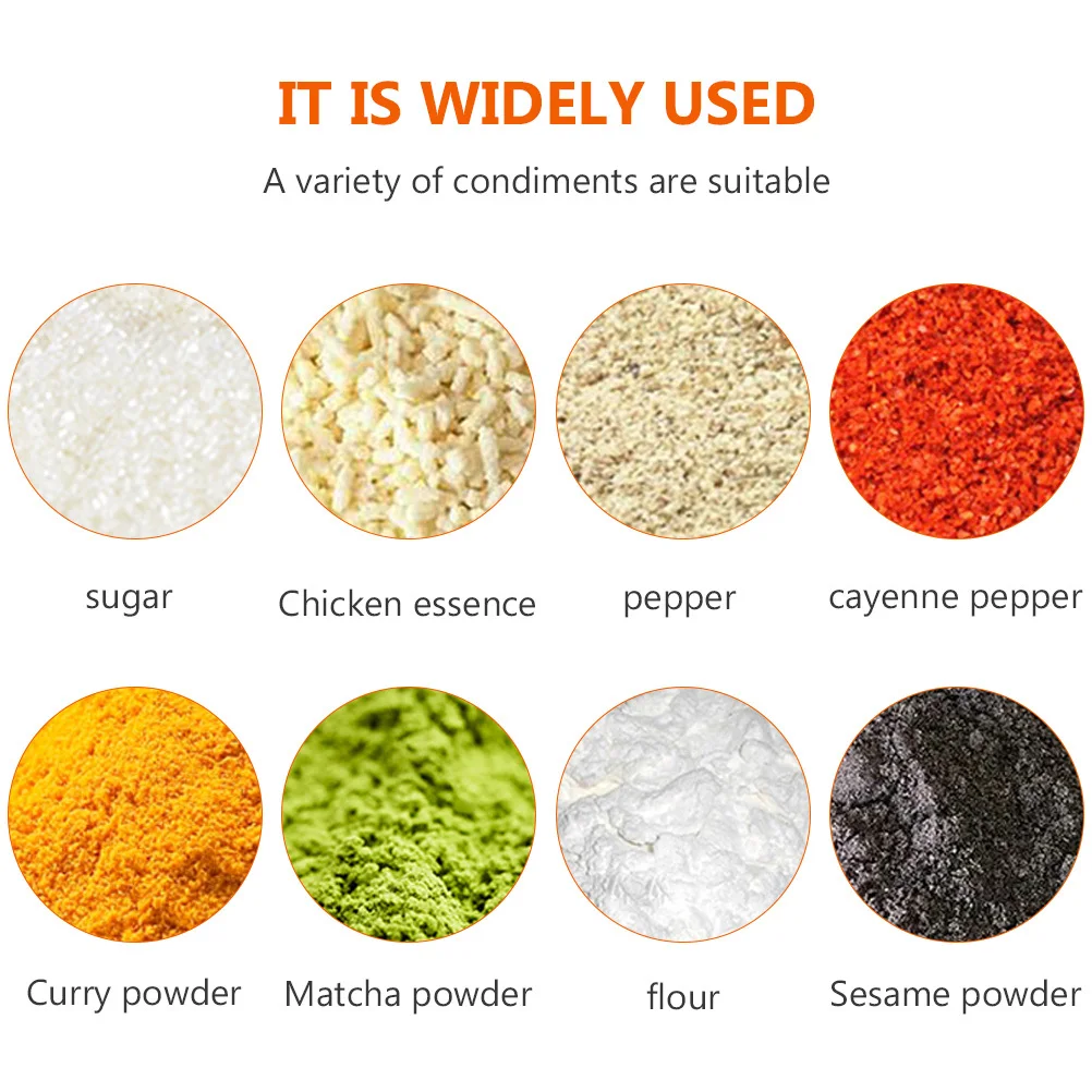 

2Pcs Salt Scoops Plastic Spoons Kitchen Ergonomic Handle Measuring Spoons for Powder Granular Materials Kitchen